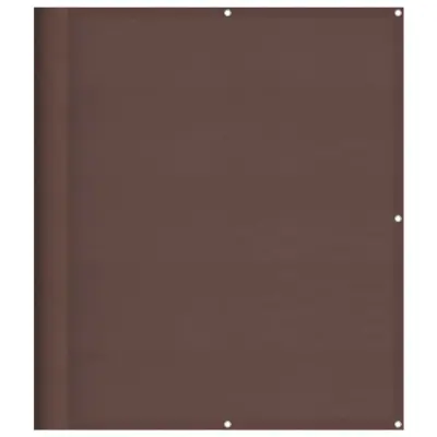 vidaXL Balkonsko platno rjavo 120x800 cm 100 % poliestrski oxford