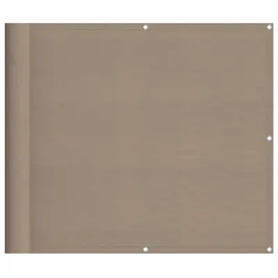 vidaXL Balkonsko platno taupe 90x800 cm 100 % poliestrski oxford