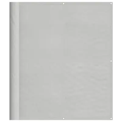 vidaXL Balkonsko platno svetlo sivo 120x300 cm 100 % poliester oxford