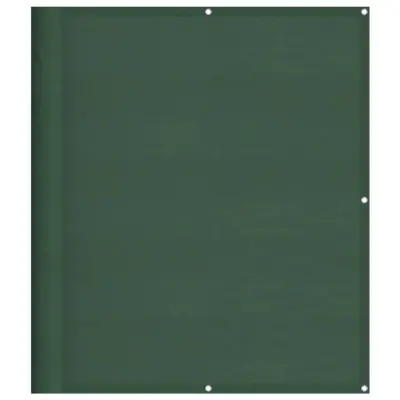 vidaXL Balkonsko platno zeleno 120x700 cm 100 % poliestrski oxford