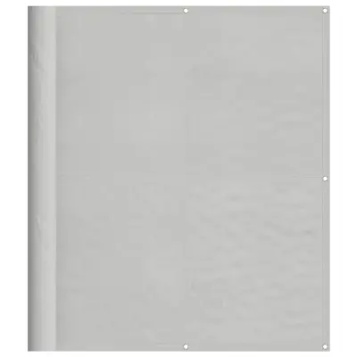 vidaXL Balkonsko platno svetlo sivo 120x500 cm 100 % poliester oxford