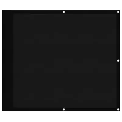 vidaXL Balkonsko platno črno 90x1000 cm 100 % poliestrski oxford