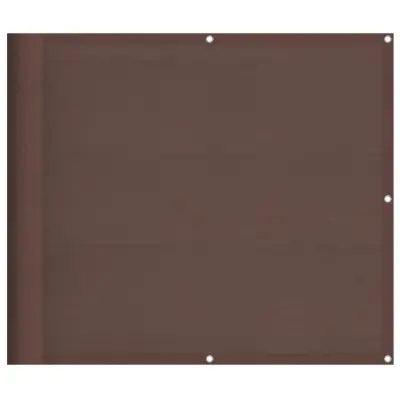 vidaXL Balkonsko platno rjavo 90x700 cm 100 % poliestrski oxford
