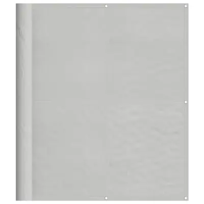 vidaXL Balkonsko platno svetlo sivo 120x400 cm 100 % poliester oxford