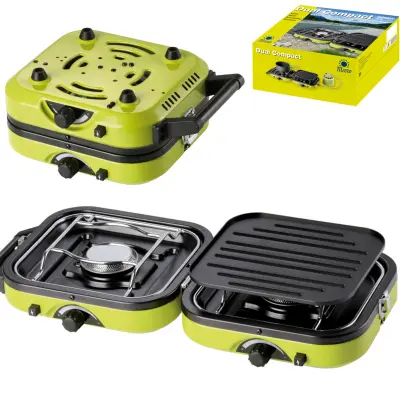 DUAL COMPACT + GRILL dvojni štedilnik za kampiranje