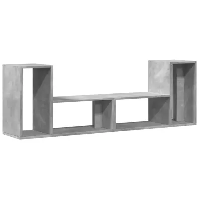 vidaXL TV omarica 2 kosa betonsko siva 75x30x50 cm inženirski les