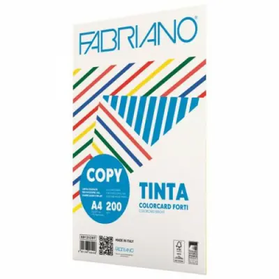Papir barvni mix a4 200g intenziv fabriano 1/100