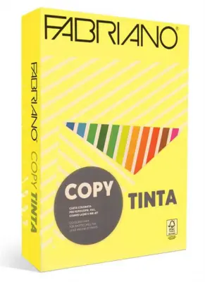 Papir barvni a4 fabriano pastelne barve 80gr - rumena-banana