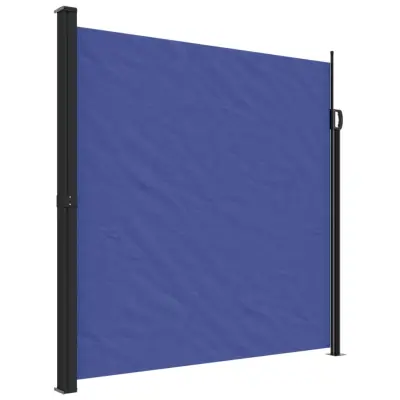 vidaXL Zložljiva stranska tenda modra 200x500 cm