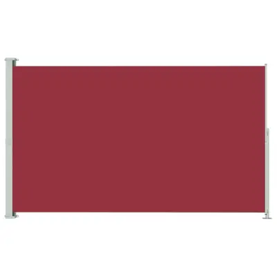 vidaXL Zložljiva stranska tenda za teraso 200x300 cm rdeča