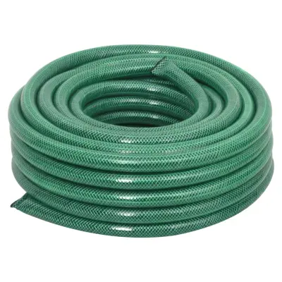 vidaXL Vrtna cev zelena 0,75" 20 m PVC