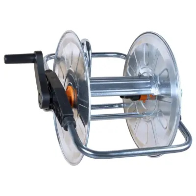 vidaXL Stenski nosilec za cev 50 m 1/2" ali 35 m 3/4" jeklo