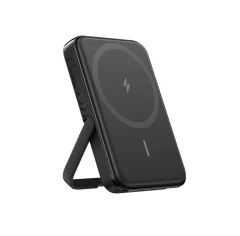 ANKER 322 MagGo 5000mAh magnetni brezžični powerbank s stojalom, črn
