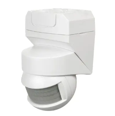 Senzor svetlobe MCE295 zunanji montažni, 220V, IP54, bele barve