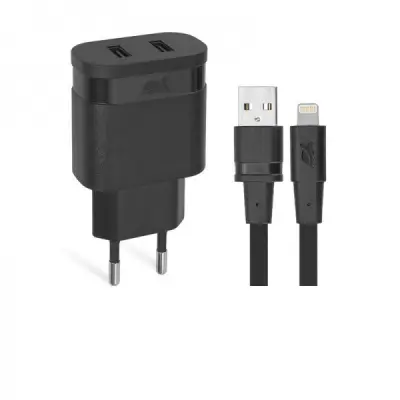 RivaCase HIŠNI POLNILEC VA4125 3,4A + podatkovno polnilni kabel Apple iPhone
