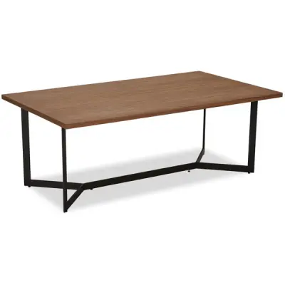 Pravokotna kavna mizica iz orehovine 140x80 cm Tokio