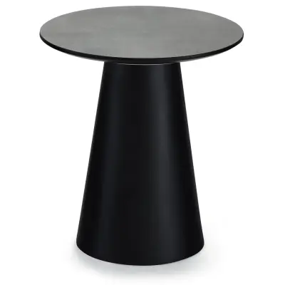 Okrogla mizica za kavo Tango ø45x50 temno siva