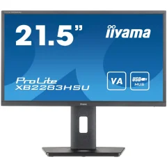 Monitor Iiyama 54,6 cm (21,5&quot;) XB2283HSU-B1 1920x1080 75Hz VA 1ms HDMI DisplayPort 2xUSB2.0 Pivot Zvočniki  sRGB99% FreeSync
