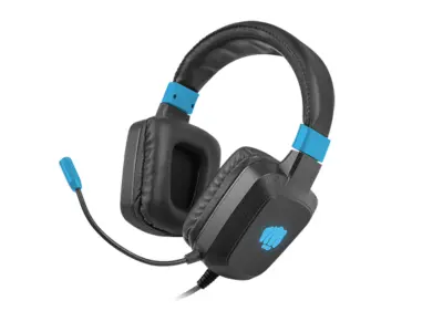 Auriculares Gaming Fury Raptor Rgb Negro/Azul