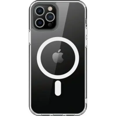 PURO, Ovitek za iPhone 13 Pro združljiv z MagSafe Lite Mag, Prozorno