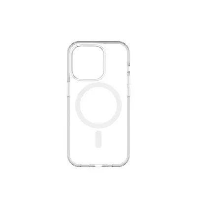 QDOS, Hibridni ovitek Force za iPhone 14 Pro s Snap MagSafe, združljiv, Prozorno
