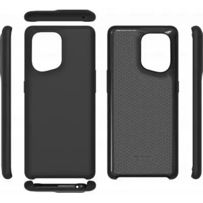 Oppo, Trden silikonski ovitek za Find X5, ?rna