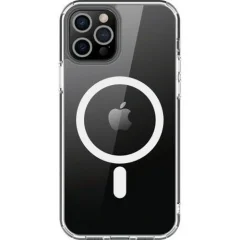 PURO, Ovitek za iPhone 13 Pro Max kompatibilen MagSafe Lite Mag, Prozorno