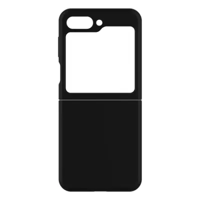 QDOS, Ovitek za Samsung Galaxy Z Flip 5 Touch z notranjostjo iz mikrovlaken, Črna
