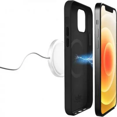 PURO, Ovitek za iPhone 12/12 Pro MagSafe Kompatibilen SKYMAG, ?rna
