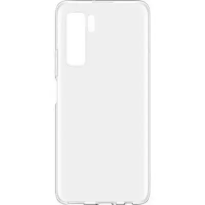 Huawei, Ovitek za P40 Lite iz poltrdnega in mehkega silikona, Prozorno