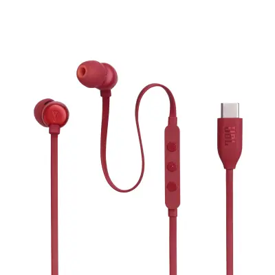 JBL Tune 310C USB-C rdeče slušalke