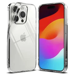 Ultra tanek silikonski zadnji ovitek Riff za Apple iPhone 15 Transparent