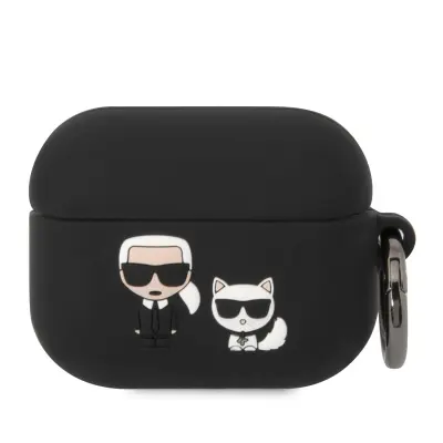 KARL LAGERFELD AirPods Pro Case -Full Bodies - črna - KLACAPSILKCK