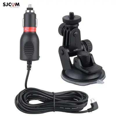 SJCam originalna kamera SJ8 pritrditev z avtomobilskim priseskom + polnilec USB tipa C 5V 2A