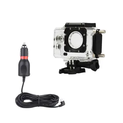 SJCam Original SJ4000 SJ4000 Wi-Fi SJ4000+ Vodotesno ohišje z vgrajenim polnilnikom 12-38V za motorno kolo