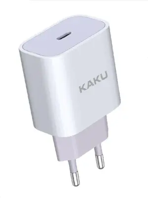 iKaku KSC-500 HELI 20W QC3.0 PD Type-C žični hitri polnilec bele barve