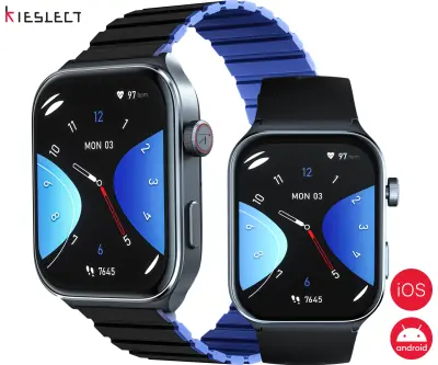 KIESLECT Ks2 pametna ura, modro (Midnight Blue) ohišje, 2 paščka