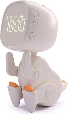 Digitalna budilka z dinozavri, spalnica, risanka, nočna ura