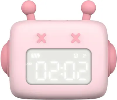 Inteligentna robotska budilka z digitalnim zaslonom, študentska ura, okrasna ura