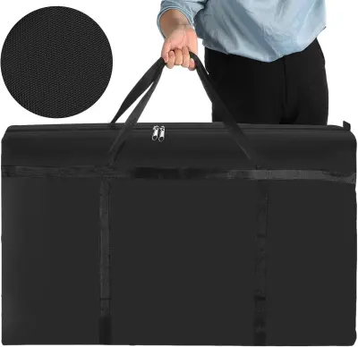 600D Oxford torba za shranjevanje, potovalne torbe velike prostornine, za zaščito oblačil, rjuhe, odeje, dnevne potrebščine za blazine -100x28x58 cm (