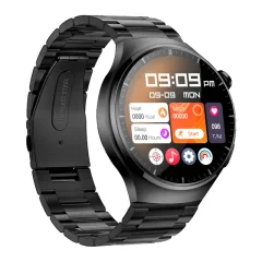 Pametna ura S20 Max 1,62 palca - Bluetooth klici, kompas, NFC, AI glasovne funkcije, brezžično polnjenje, šport in spremljanje telesne pripravljenosti za moške Black