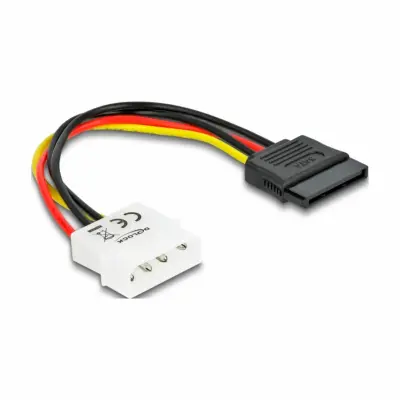 Kabel DeLOCK Power SATA HDD> 4pin moški – ravni 0\,12 m Delock tok priključni kabel  0.12 m