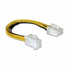 DeLOCK kabel PCI Express Power 8pin EPS> 4pin ATX/P4 Večbarvni 0\,15 m Delock tok priključni kabel  0.15 m večbarvna