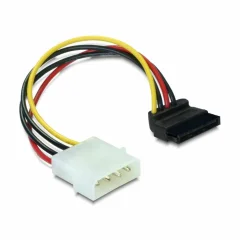 Kabel DeLOCK Power SATA HDD> 4pin moški – kotni večbarvni 0\,15 m Delock tok priključni kabel  0.15 m večbarvna