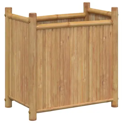 vidaXL Cvetlično korito 50x30x50 cm bambus