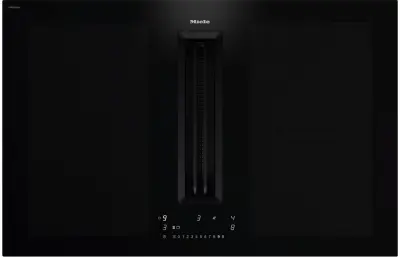 MIELE KMDA 7676 FL-A BlackPerfection kuhalna plošča z vgrajeno napo
