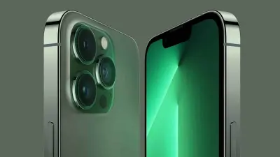 Obnovljeno - znaki rabe - APPLE iPhone 13 Pro 128GB Alpine Green pametni telefon