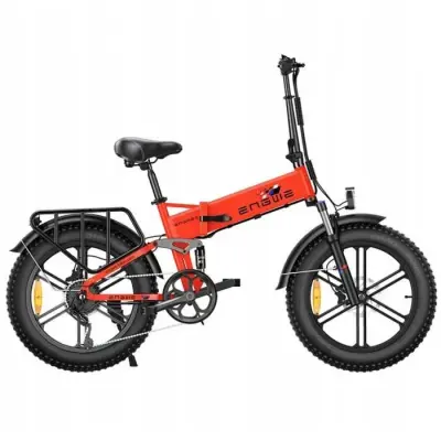ENGWE ENGINE X Električno Kolo - 250W Motor 624WH Baterija 40KM Doseg - Rdeča