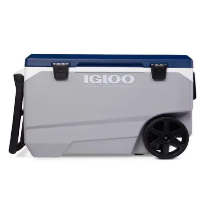IGLOO Prenosna hladilna skrinja MAXCOLD ROLLER Latitude 90, 85L, pepelnato siva