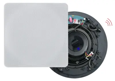 DEXON aktivni stropni WiFi zvočniki - komplet RP 110x110 + JPM 2022WI